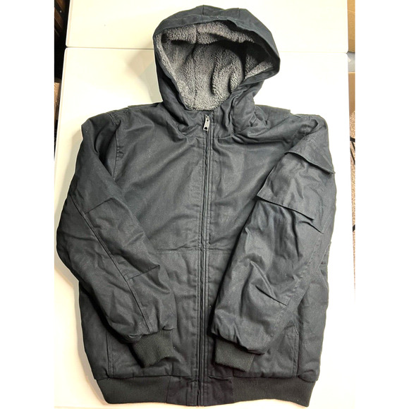 Lee Men's Workwear Canvas Bomber Jacket, Size L, Sherpa Lined, NWT - Picture 9 of 13